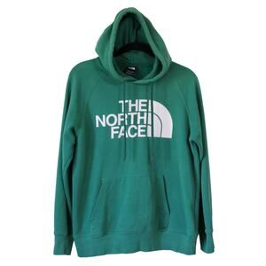 Women's  Small The North Face Green Fleece Hoodie